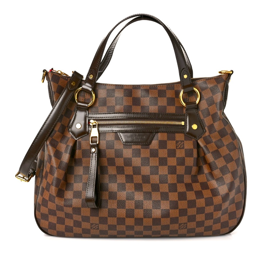 Authentic Louis Vuitton bag. Damier Ebene Evora MM.